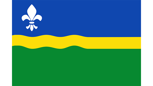 Provincievlag Flevoland - 600 * 337 pixels
